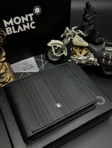 MONTBLANC WALLET / کیف پول چرم مردانه مدل جیبی برند مونتبلانک
